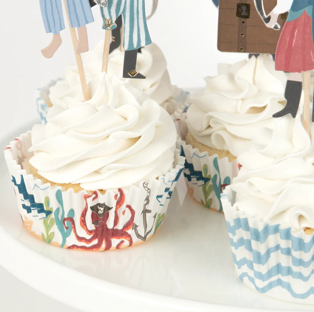Pirate Ship Cupcake Kit (x 24 toppers)