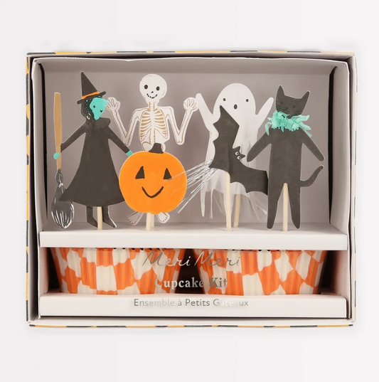 Happy Halloween Cupcake Kit (x 24 toppers)