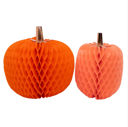 Honeycomb Pumpkins (x10)
