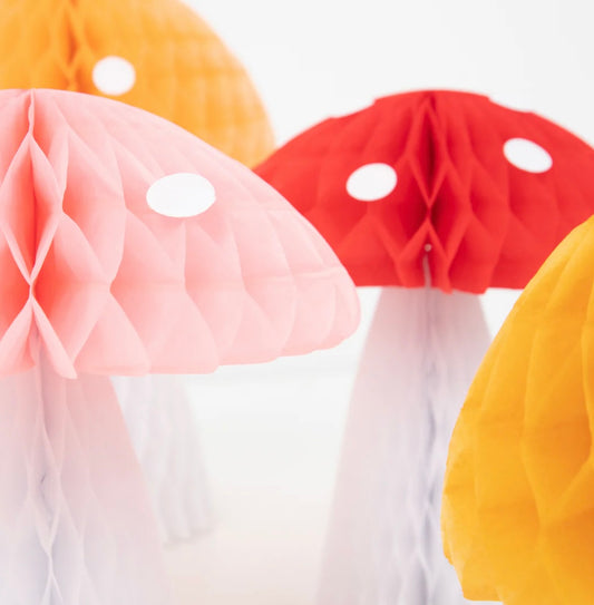 Honeycomb Mushroom Decoration (x10)