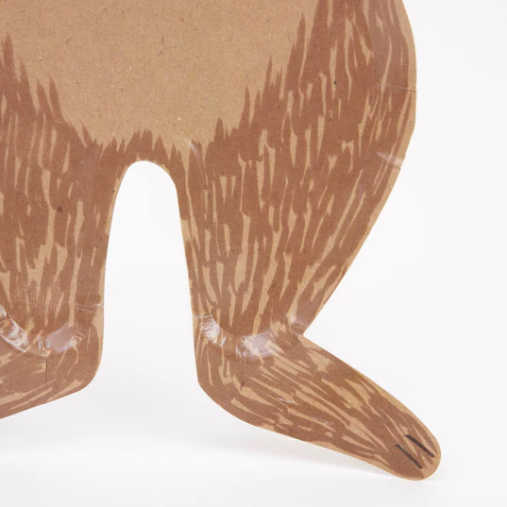 Brown Bear Plates (x 8)