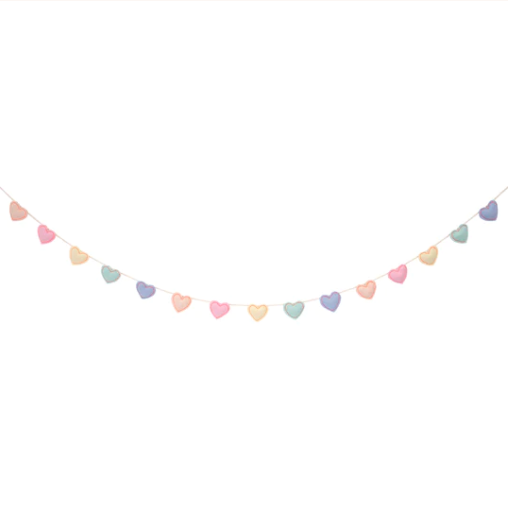 Felt Heart Garland