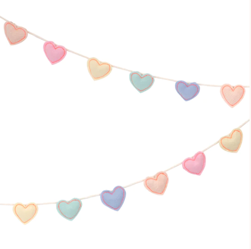 Felt Heart Garland