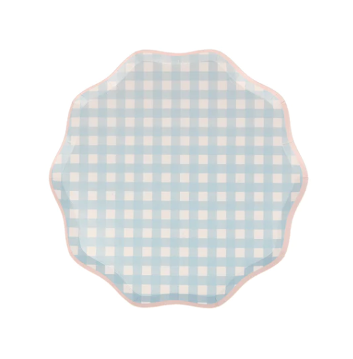 Gingham Side Plates (x 12)