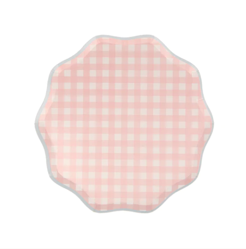 Gingham Side Plates (x 12)