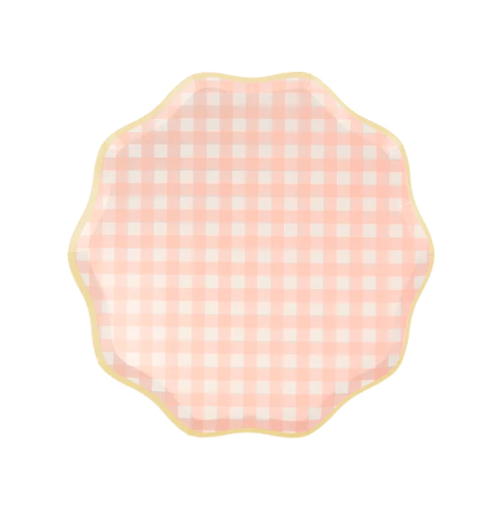 Gingham Side Plates (x 12)