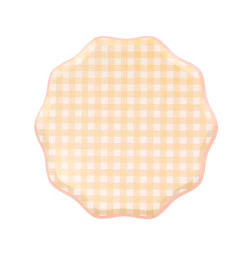 Gingham Side Plates (x 12)