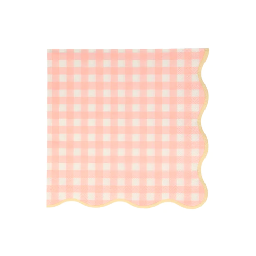 Gingham Large Napkins (x20)