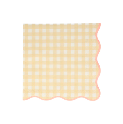 Gingham Large Napkins (x20)