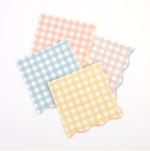 Gingham Large Napkins (x20)