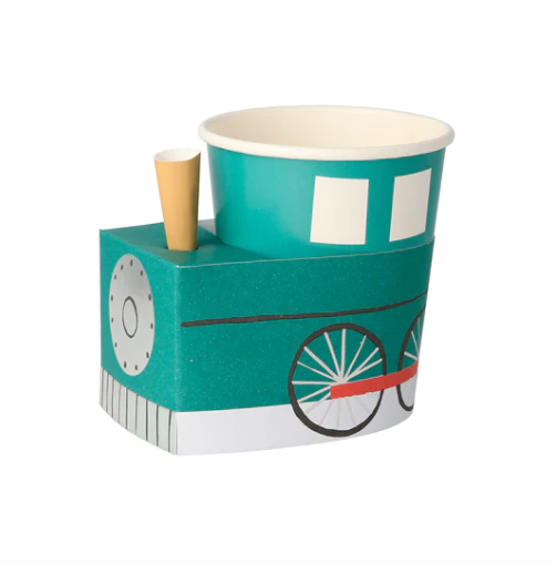 Train Cups (x 8)