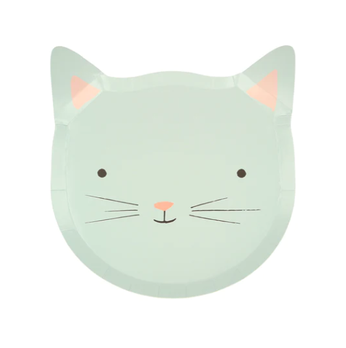 Cute Kitten Plates (x 8)