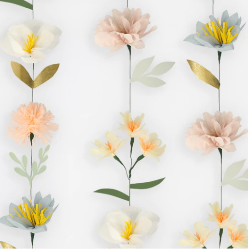 Pastel Flower Wall