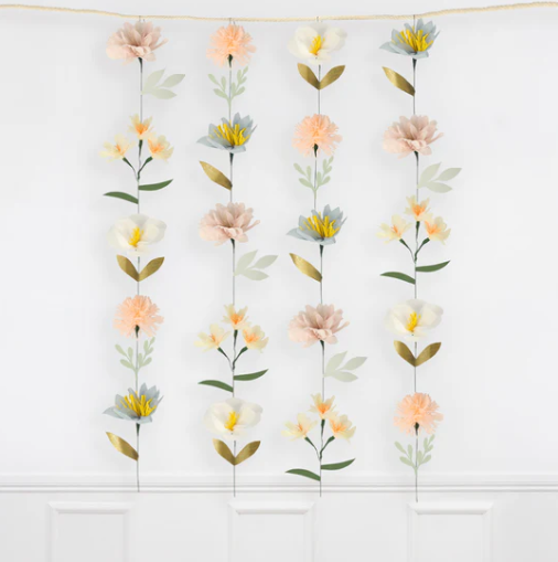 Pastel Flower Wall