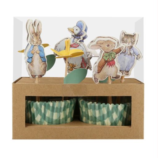 Peter Rabbit In The Garden Cupcake Kit (x 24 toppers)