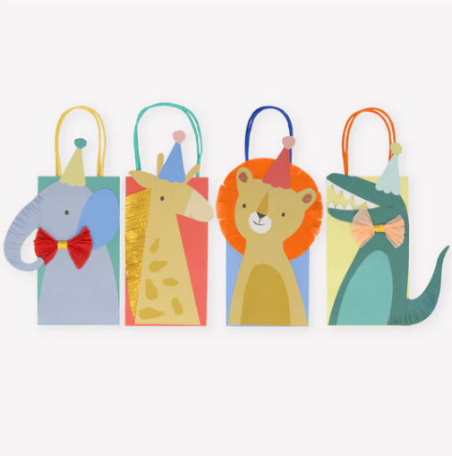 Animal Parade Party Bags (x 8)