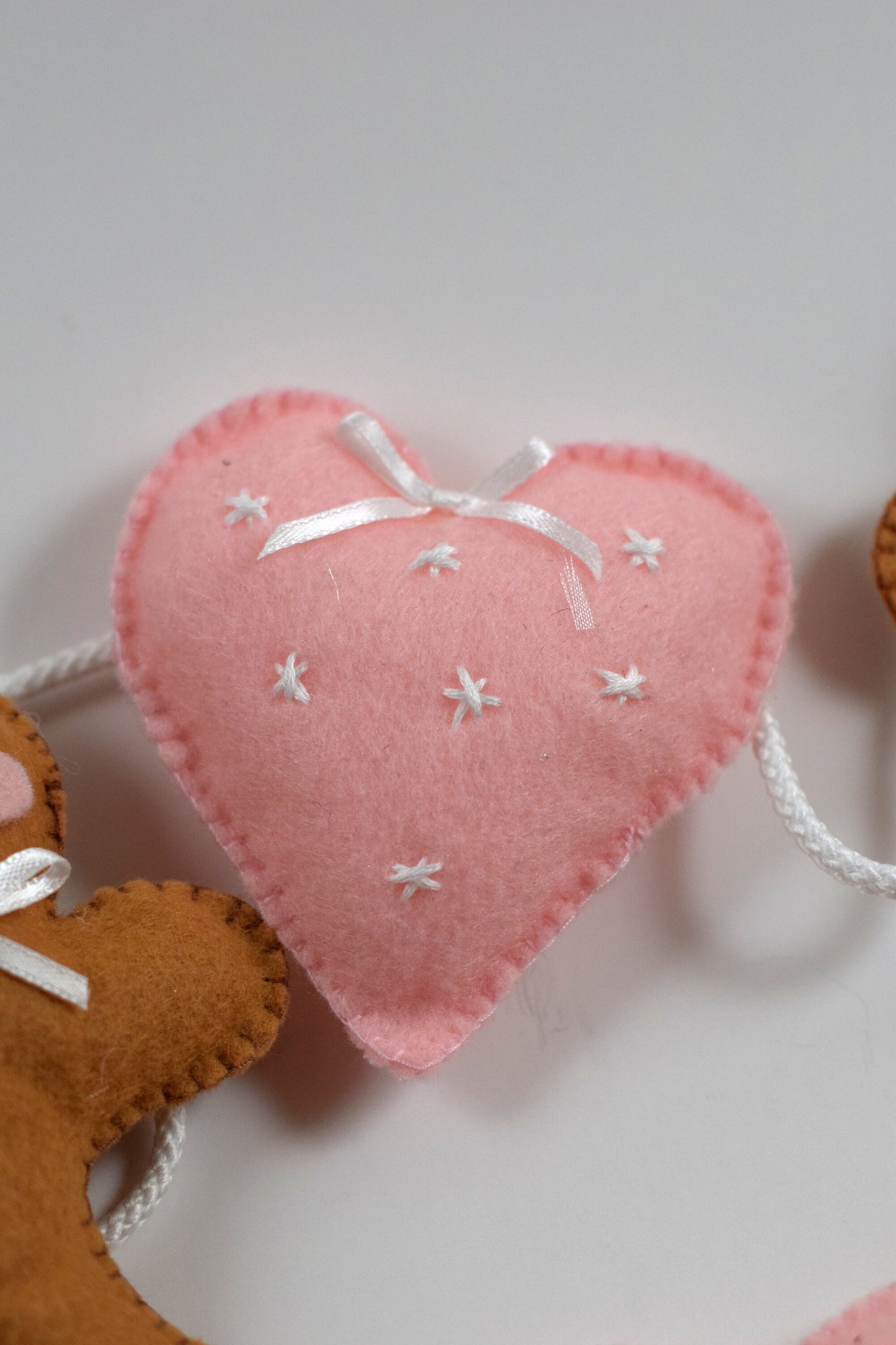 Gingerbread Man Felt Garland