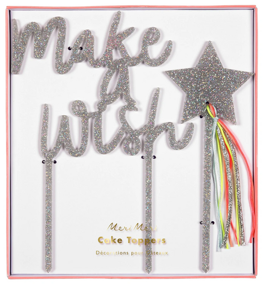 Make A Wish Acrylic Toppers