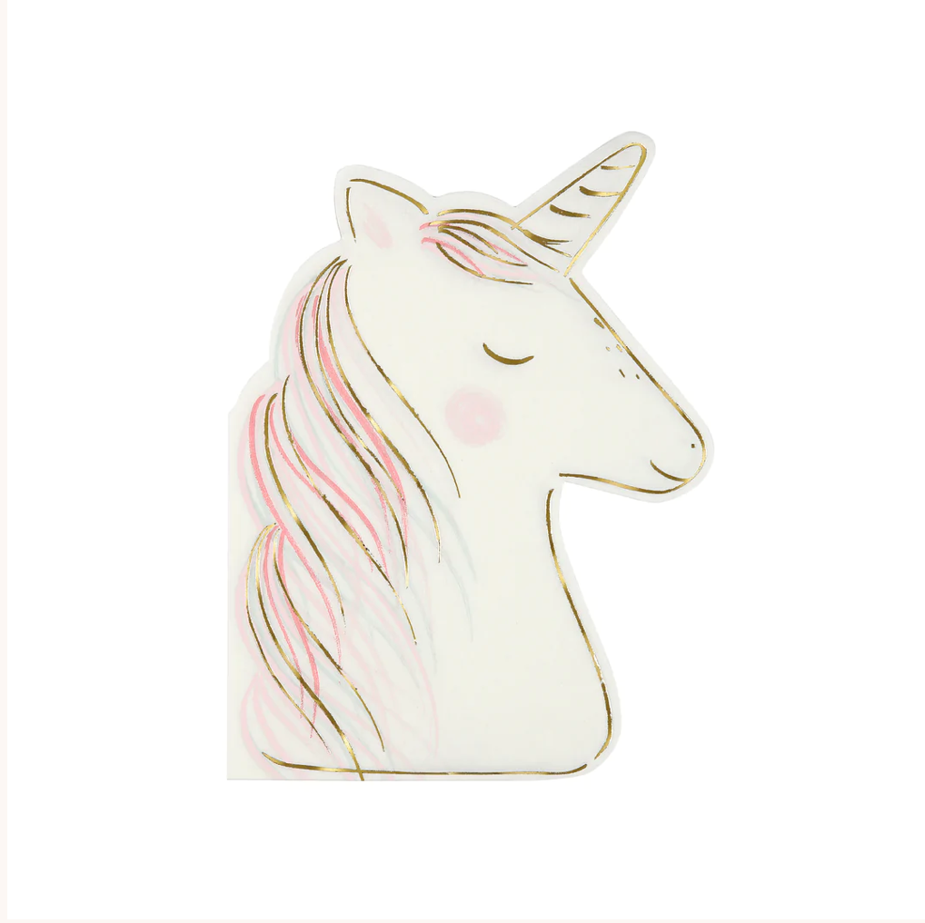 Magical Unicorn Large Napkins (x16)