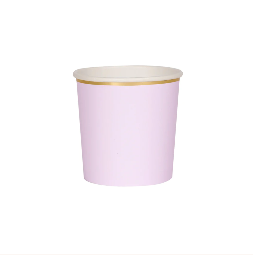 Lilac Tumbler Cups (x 8)