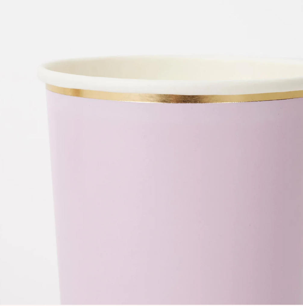 Lilac Tumbler Cups (x 8)