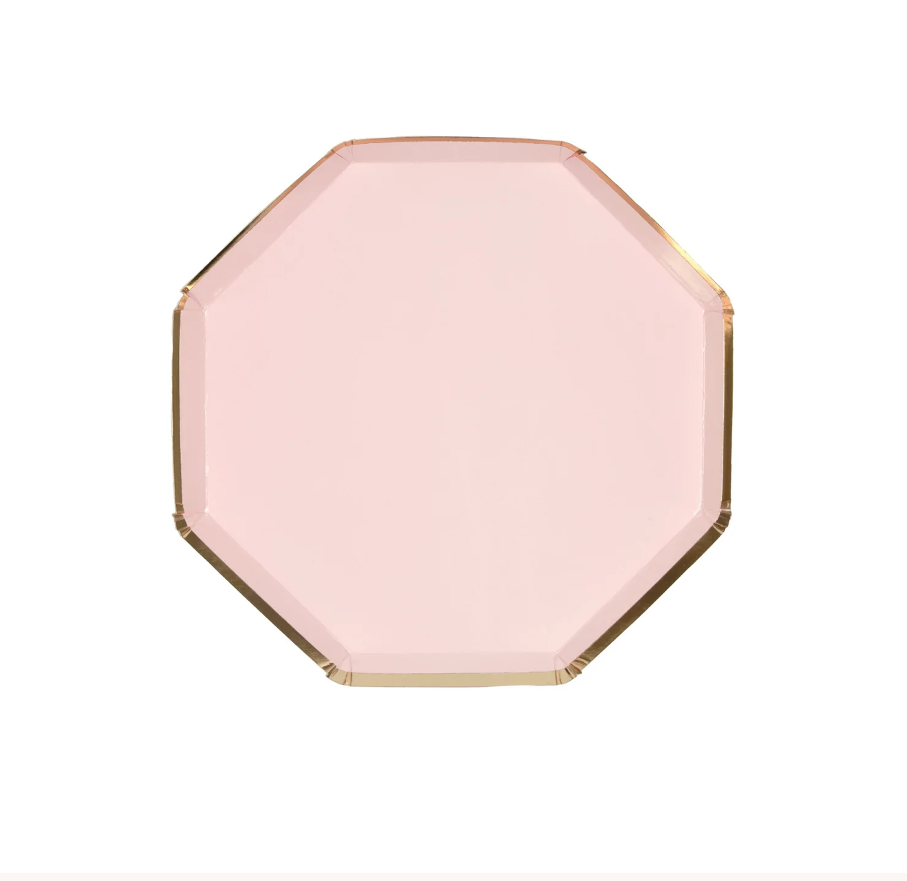 Dusky Pink Cocktail Plates (x 8)