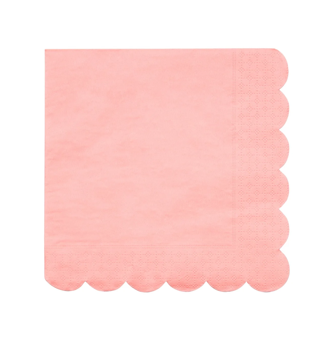 Neon Coral Large Napkins (x 20)