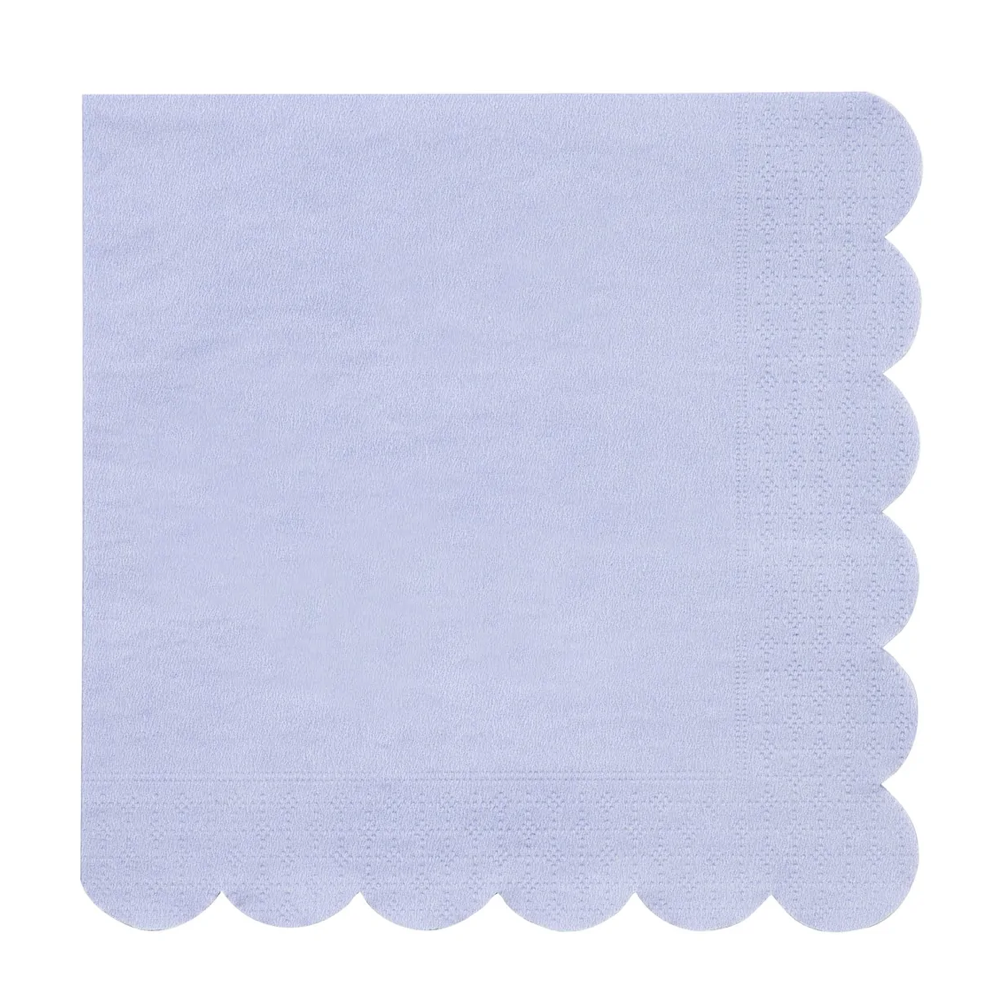 Large Soft Lilac Paper Napkins (x 20)