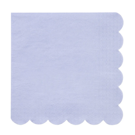 Large Soft Lilac Paper Napkins (x 20)