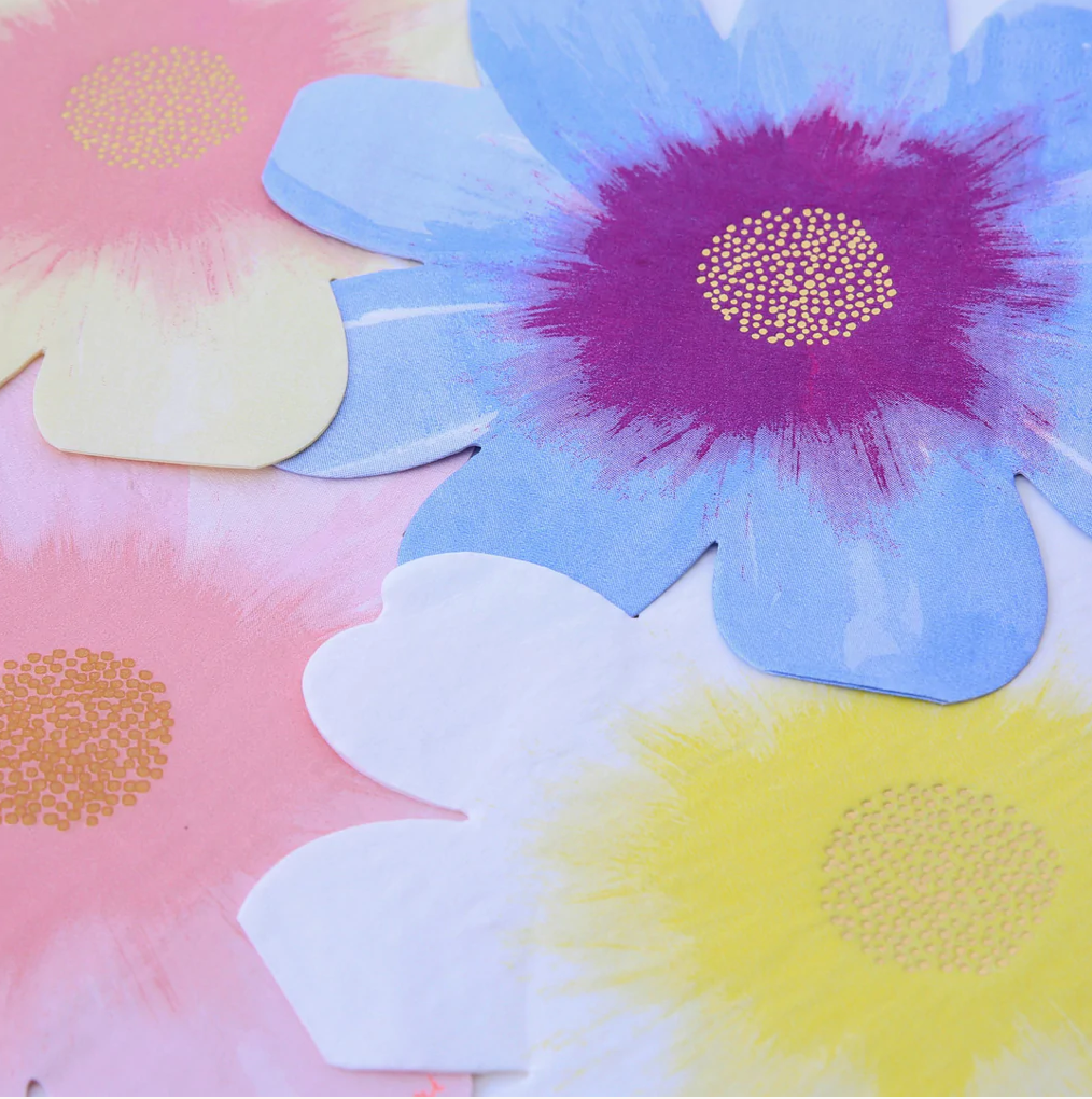 Flower Garden Napkins (x 16)