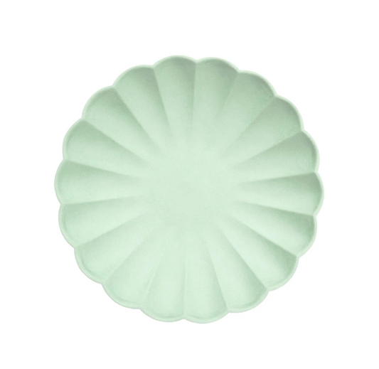 Small Mint Sorbet Compostable Plates (x 8)