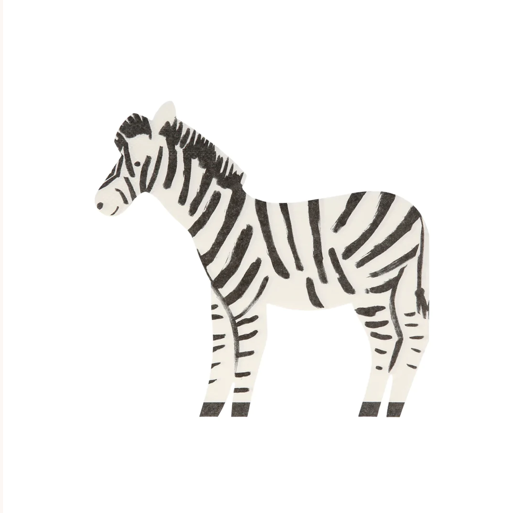 Safari Zebra Napkins (x 20)