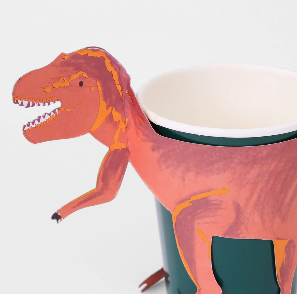 T-Rex Party Cups (x 8)