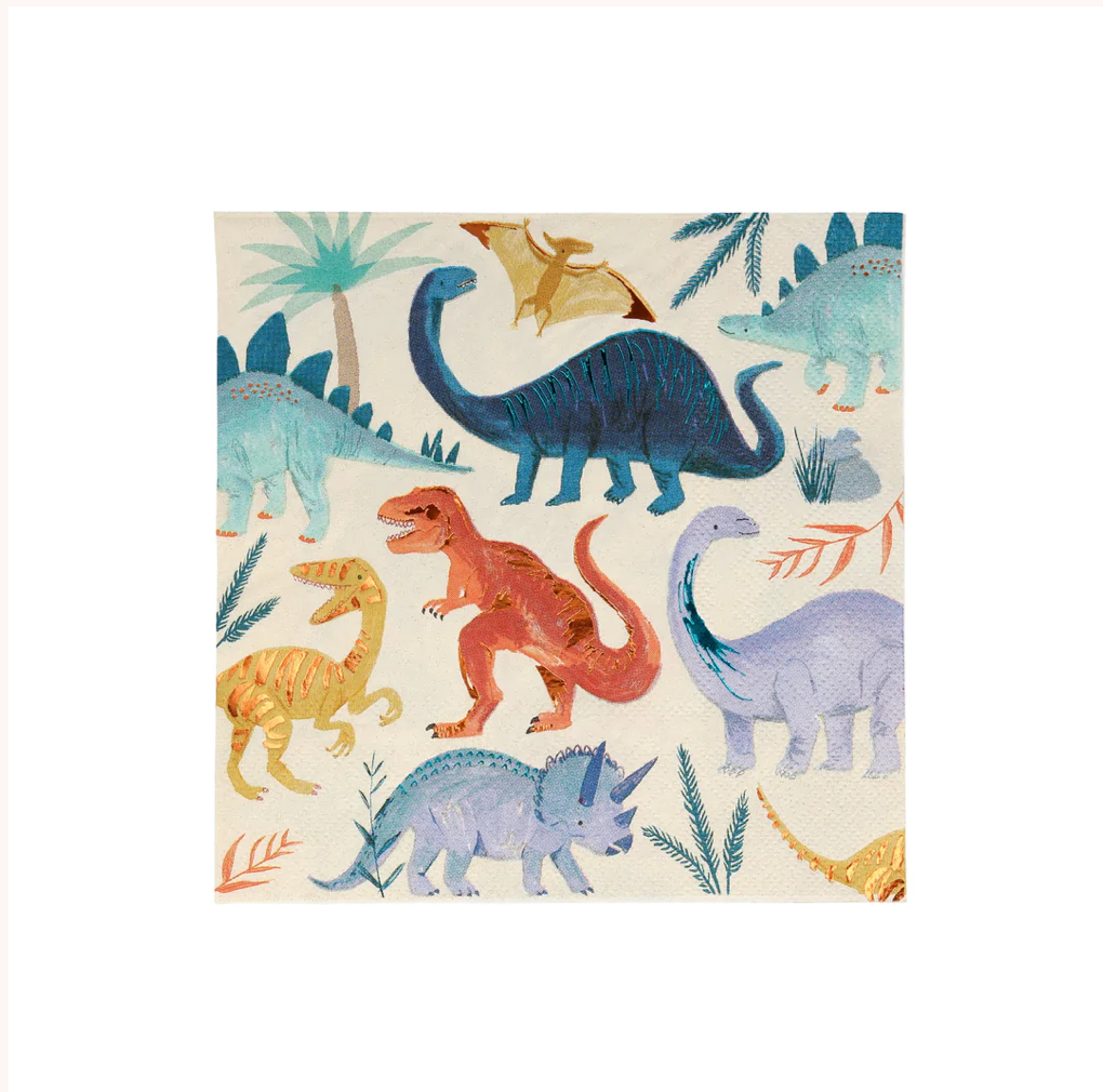 Dinosaur Kingdom Large Napkins (x 16)