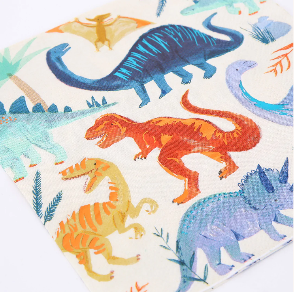 Dinosaur Kingdom Large Napkins (x 16)