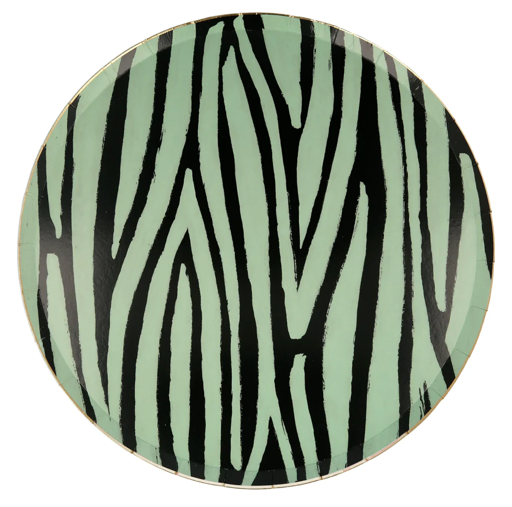 Safari Animal Print Dinner Plates (x 8)