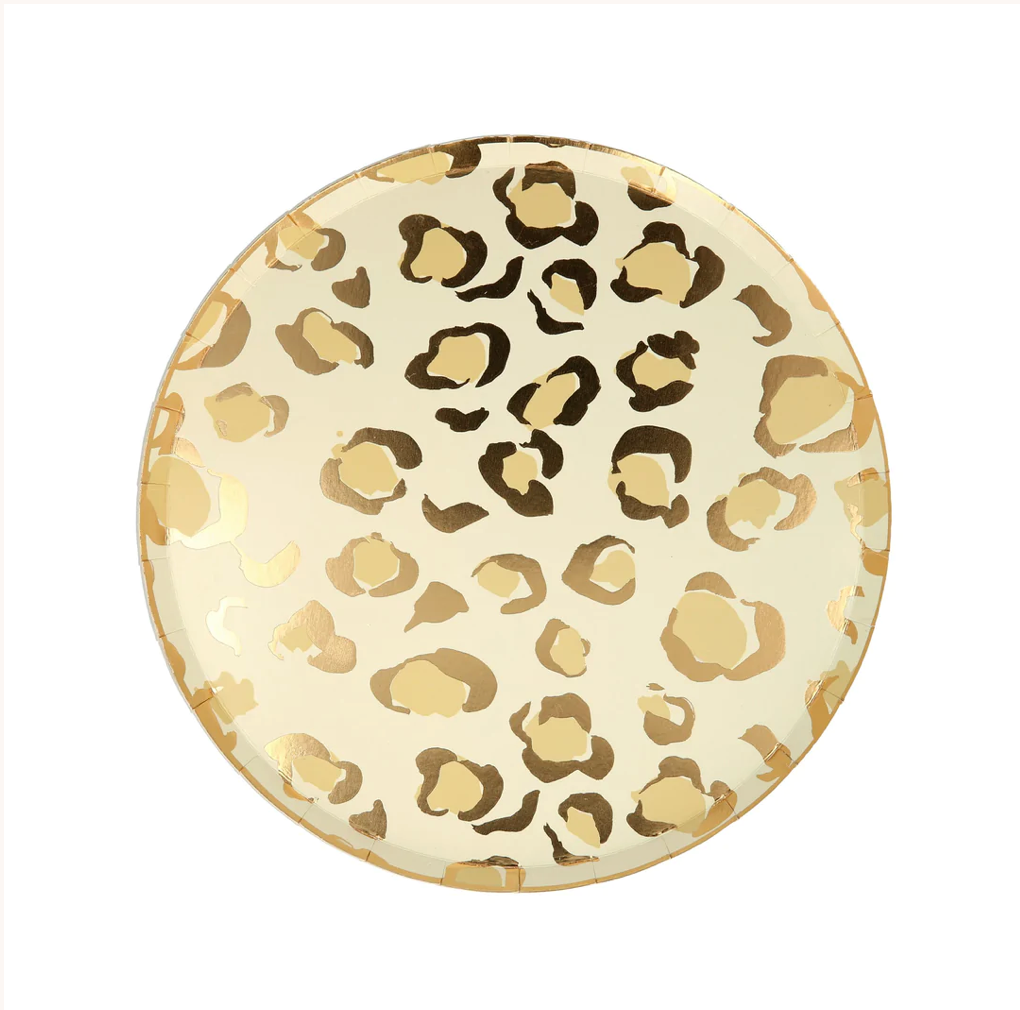 Safari Animal Print Side Plates (x 8)