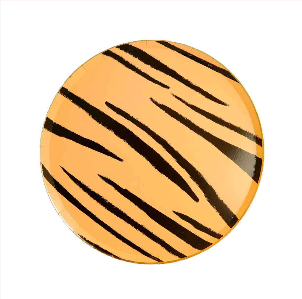 Safari Animal Print Side Plates (x 8)