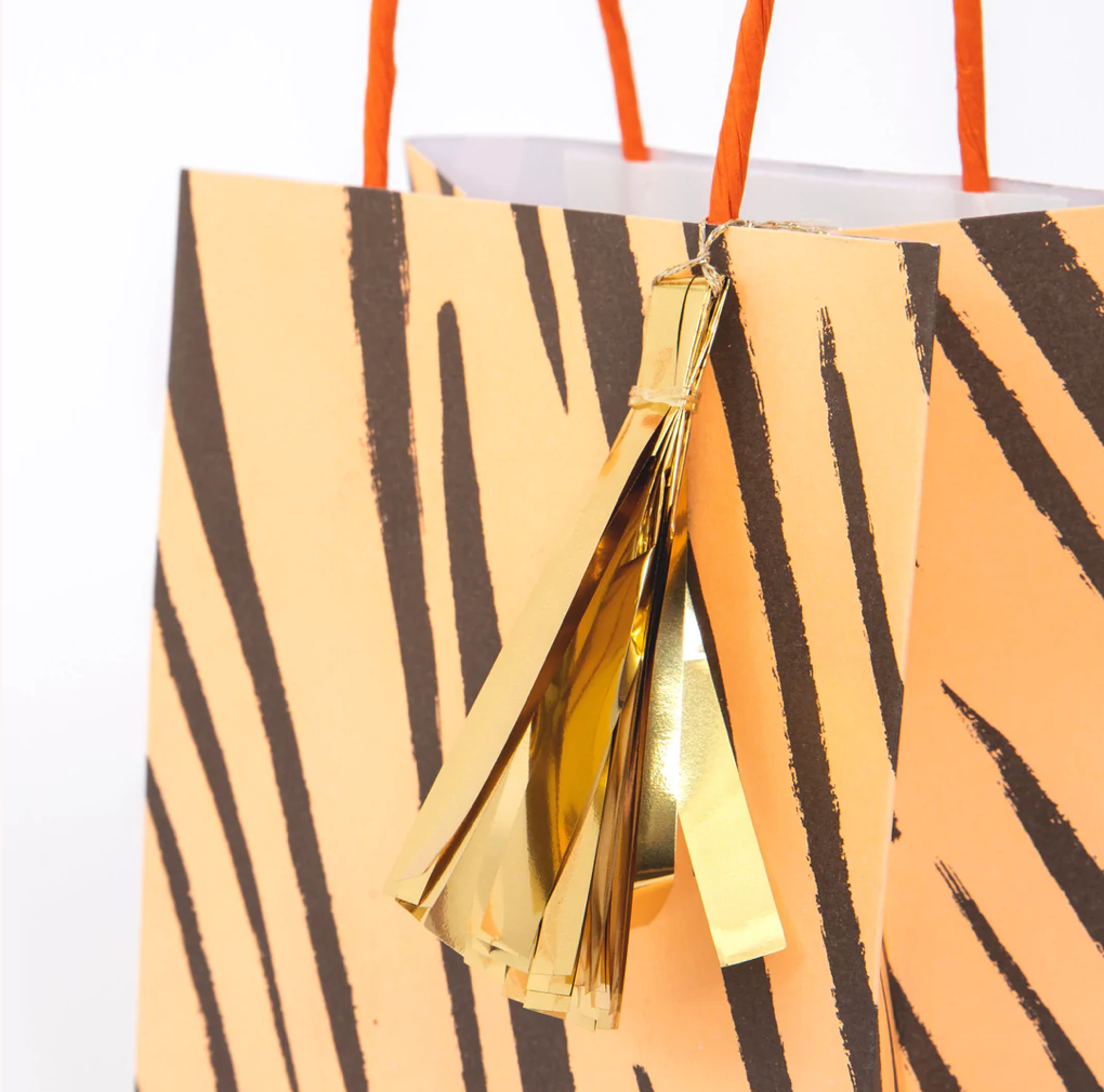 Safari Animal Print Party Bags (x 8)