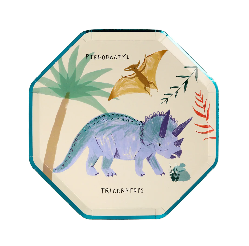 Dinosaur Kingdom Side Plates (x 8)