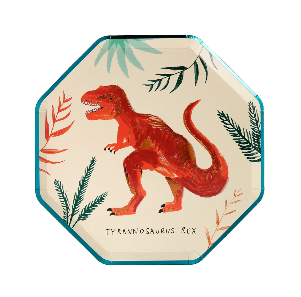 Dinosaur Kingdom Side Plates (x 8)