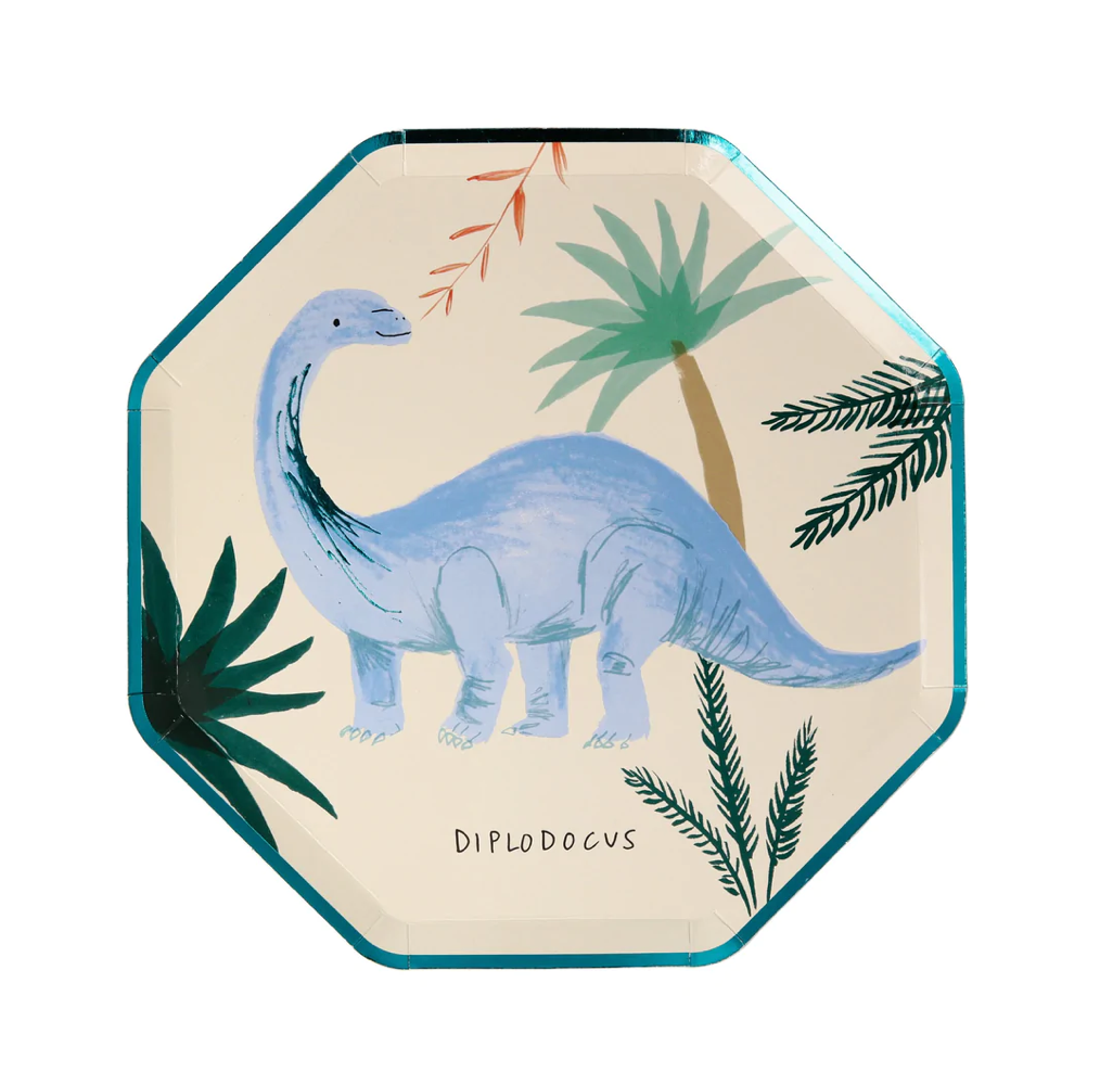 Dinosaur Kingdom Side Plates (x 8)