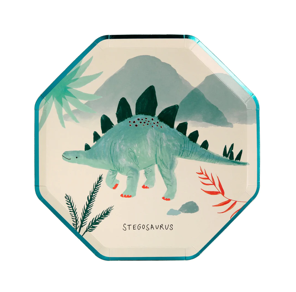 Dinosaur Kingdom Side Plates (x 8)