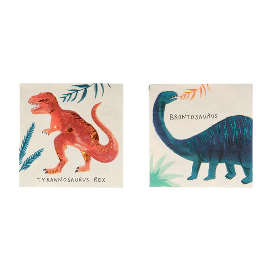 Dinosaur Kingdom Small Napkins (x 16)