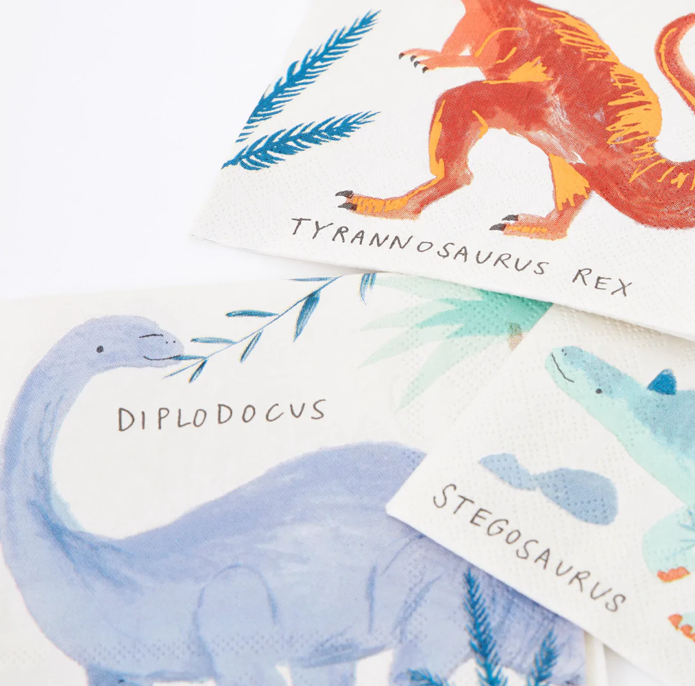 Dinosaur Kingdom Small Napkins (x 16)