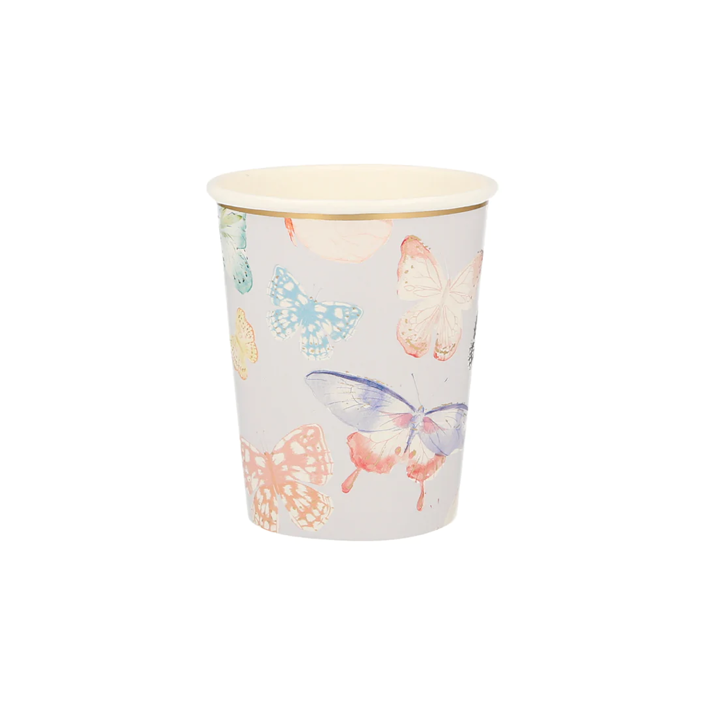 Butterfly Party Cups (x 8)