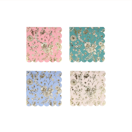 English Garden Lace Small Napkins (x 16)