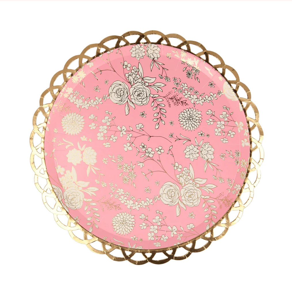 English Garden Lace Side Plates (x 8)