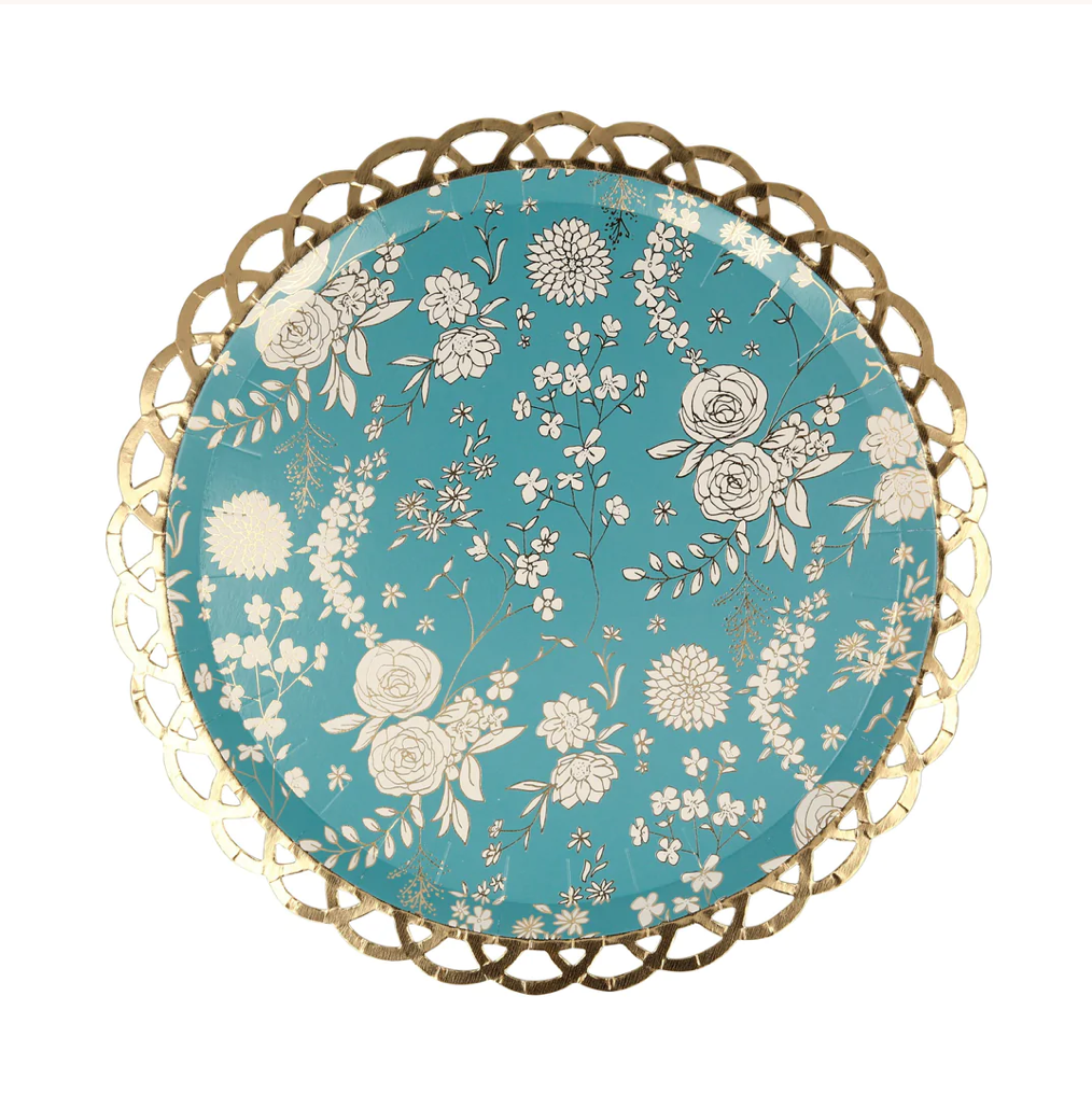 English Garden Lace Side Plates (x 8)