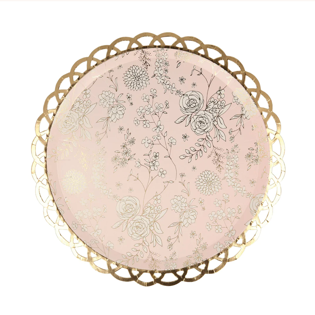 English Garden Lace Side Plates (x 8)